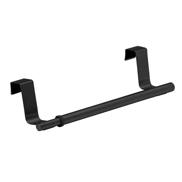Neue Ware Wenko Tür-Handtuchstange Edelstahl Teleskop 35 cm Farbe schwarz