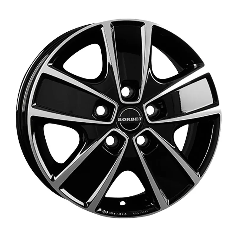 Mega-Angebot Borbet Leichtmetallfelge Fiat Ducato Light black polished 16 Zoll, 1600 kg