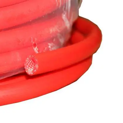 Versand Am Gleichen Tag PVC Heißwasserschlauch 10 x 3 mm druckfest rot