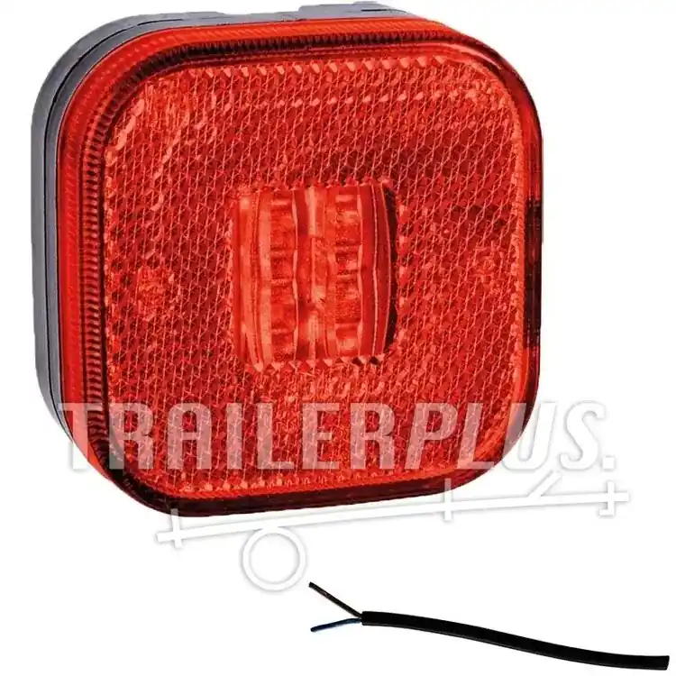 Markenware Fristom Begrenzungsleuchte Rot LED-Beleuchtung 62 x 62 M10MV-900R