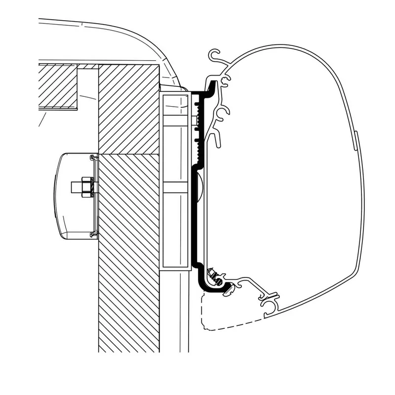 Adapter für Carado Sunlight Jalousien THULE Preisreduziert