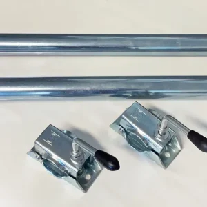 Abstellstützen SET = 2x Klemschelle 2x Abstellstütze 700 mm Preis Gesenkt