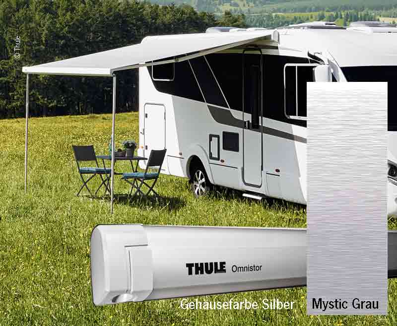THULE Markise Omnistor 5200 3,0m Mystic Grau Gehäuse Silber Meistverkauft
