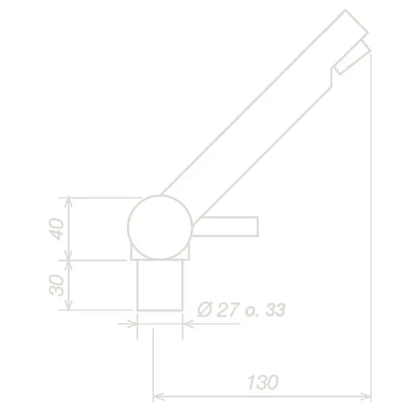 Abverkauf REICH Einhelbelmischer Trend chrom m. Schalter,lose, Teile-Nr. 553-040000