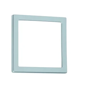 Abdeckrahmen 1-fach 62x62mm, silber matt (lose) Sonderangebot