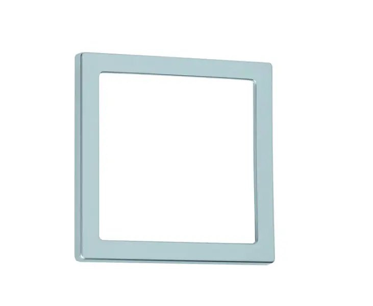 Abdeckrahmen 1-fach 62x62mm, silber matt (lose) Sonderangebot