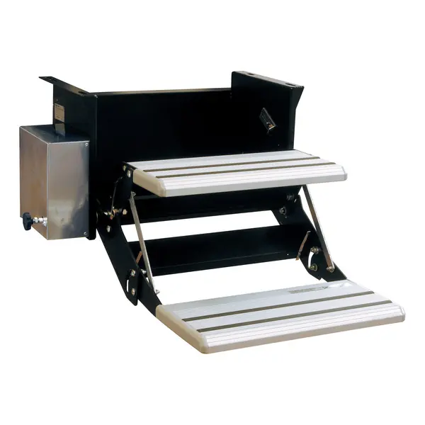 Bestseller LIPPERT Project 2000 Elektrische Doppeltrittstufe, 48cm breit, für große Reisemobile, Teile-Nr. 2020