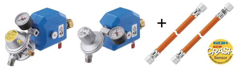 Preis Gesenkt GOK Caramatic SafeDrive Plus 30mbar 1,5kg/h G1 Ital.AxRVS10/8, Teile-Nr. 7184351