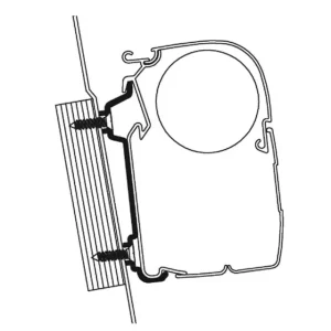 Adapterkit 2-tlg. Zu Wandmarkise THULE Omnistor Serie 5 / 8 passend für Ford Transit Hochdach Günstig