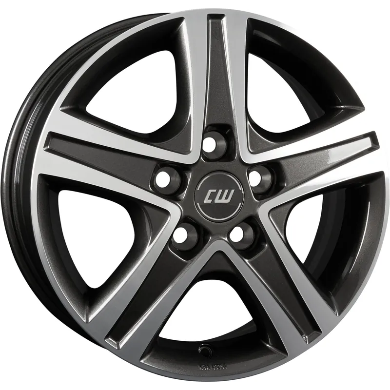 Aluminiumfelge CWD, Fiat Ducato, Heavy-Chassis, 1350 kg, mistral anthracite polished glossy, 6 x 16" Angebot