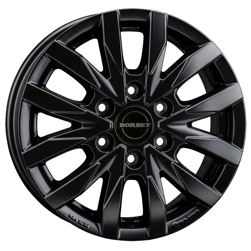 Aluminiumfelge CW6, MB Sprinter mit Front-/Heck Antrieb,1350 kg, black matt, 6,5 x 16" Solange Der Vorrat Reicht