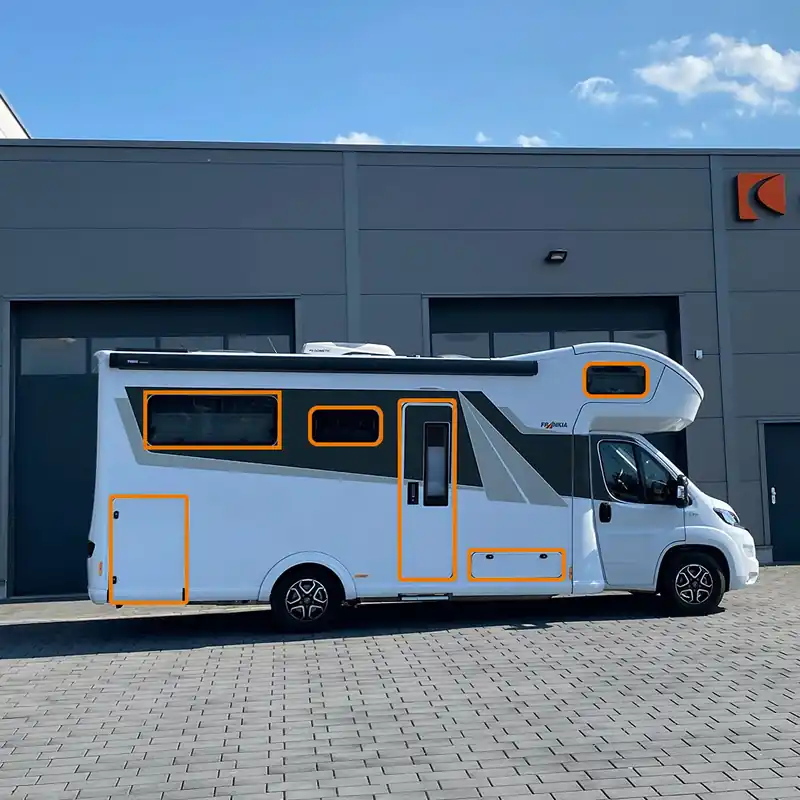 Zusatz-Funksensoren, für Alarmanlage Caratec Secure, weiß Neue Ware