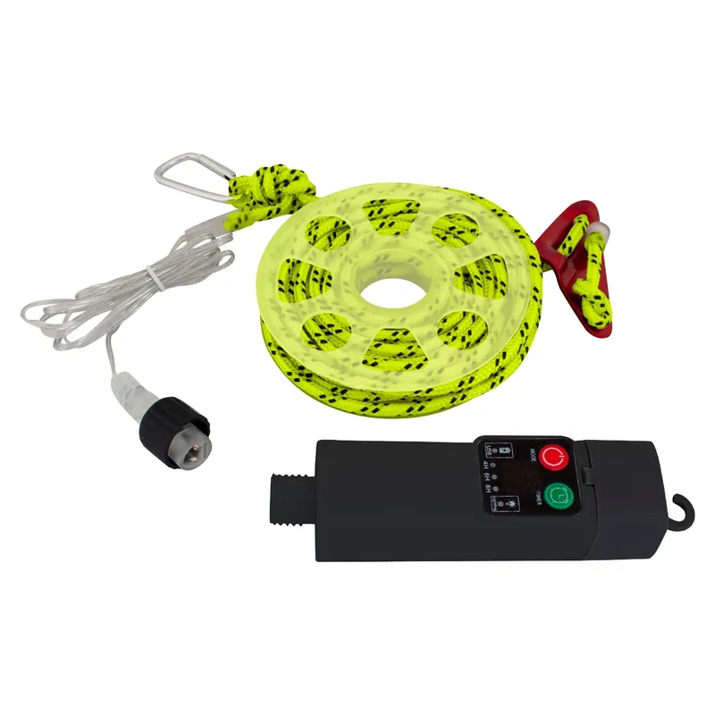 Abspannleine mit integrierter LED-Beleuchtung gelb Saisonangebot