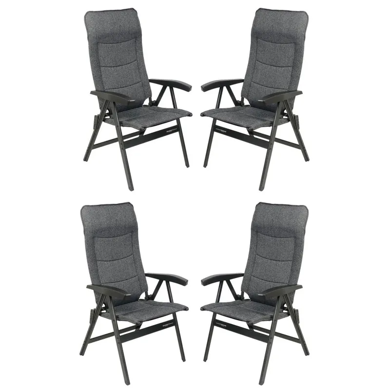Abverkauf Set WESTFIELD Noblesse Stuhl grey melange 4 Stühle
