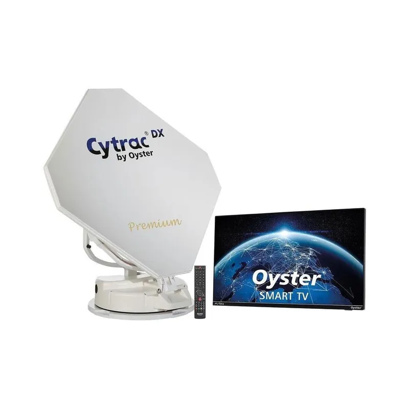 Aktuell tHMEDIA Cytrac DX Premium SAT-Anlage Twin mit Oyster Smart TV 32" (81 cm)