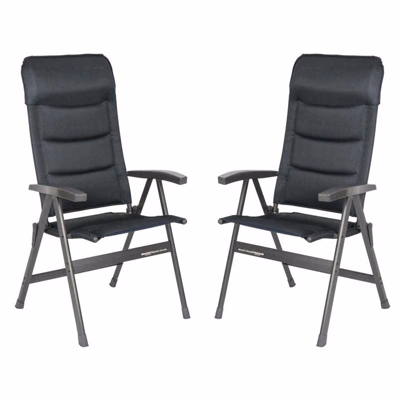 Ausverkauf Set WESTFIELD Majestic Grande Stuhl dark smoke 2 Stühle