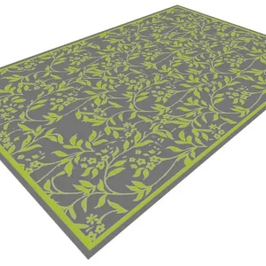 Eurotrail Outdoor Teppich Relax Mat Floral grün 200x180cm Ausverkauf