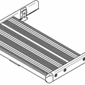Heißes Angebot Thule-Omnistor Trittbrett komplett Thule Slide-Out Step manuell, 400