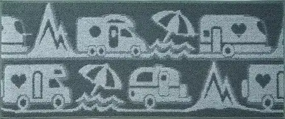 Arisol Master Camp Wohnraumteppich dunkelgrau, 50 x 200 cm Sonderangebot
