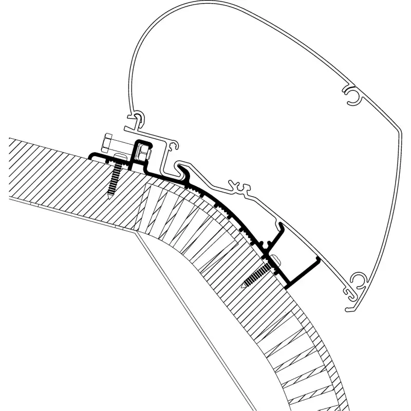 Adapter Carthago Chic ab Bj. 2015 zu TO Serie 6 und 9, 4,50 m Jetzt Kaufen