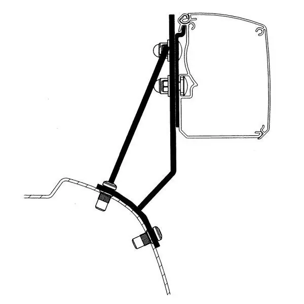 Abverkauf Adapter für Ford Transit/Tourneo Custom für Thule 3200 Markisen