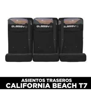 Neu Im Sortiment Dreifache hintere Sitzbankabdeckung GLASSY California Beach T7 Mountain