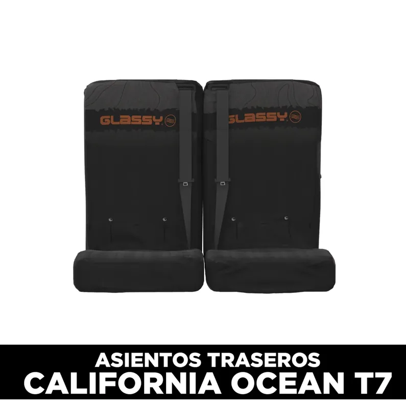 Doppelte hintere Sitzbankabdeckung GLASSY California Ocean T7 Phantom Schneller Versand
