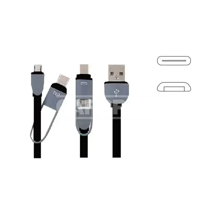 Geprüft Lade- und Datenkabel aus Nylon für Iphone, Android Micro USB und Typ C - Ref. 79620042 Mi Tortuga